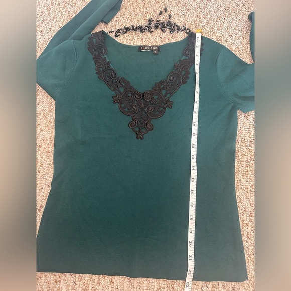 Ruby cho Embellished Long Sleeve Blouse size S - Picture 10 of 10